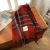 Plaid Scarf for Women Autumn and Winter Korean Style Versatile Japanese Style Long Keeping Warm Dual-Purpose Shawl