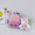 3D Unicorn Plush Toy Backpack Kindergarten Cartoon Cute Small Bookbag Lightweight Backpack