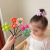 Colorful Flower Style Hair Band Winter Little Girl Does Not Hurt Hair Elastic Hairtie Rubber Band Headdress Hair Ring