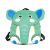Cute Baby Elephant Children's Backpack 2-5 Years Old Kindergarten Boys and Girls Baby's School Bag Cartoon Cute Backpack
