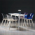 Acrylic Dining Chair Creative Ghost Chair Armrest Stool Subnet Red Armchair Transparent Chair Plastic Crystal Chair