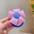 Colorful Flower Style Hair Band Winter Little Girl Does Not Hurt Hair Elastic Hairtie Rubber Band Headdress Hair Ring