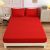 Solid Color Single Double Fitted Sheet Mattresses Protective Cover Bedding Foreign Trade Wholesale