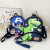 3D Little Dinosaur Children's Bags Kindergarten Preschool Children Male Cartoon Spider-Man Backpack Schoolbag