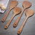 Door Frame Wooden Turner Non-Stick Pan Special Unpainted Spatula Long Handle Soup Spoon Wooden Spoon High Temperature Resistant Wooden Full Set Kitchenware