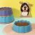 Lace Dog Bowl New Dog Rice Bowl Anti-Tumble Non-Slip Large and Small Cat Bowl Plastic Cat Food Bowl Dog Bowl Pet Supplies