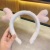 Korean Deer Headband Plush Cute Face Wash Headband Makeup Mask Online Influencer Cute Hair Fixer Headband Headdress