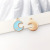 1 Lake Blue Series Alloy Drop Oil Pendant Planet Conch Unicorn Bow DIY Bracelet Necklace Accessories