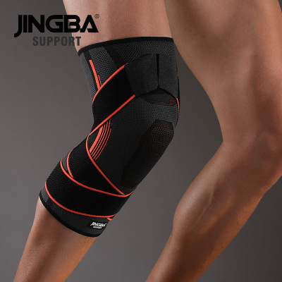 JINGBA SUPPORT 0167B Knee Brace patella Protector For powerlifting Basketball Volleyball Sports Knee Support strap