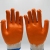 Shandong Gaomi Factory Direct Sales Seven-Needle Natural White Orange Large Board Latex Gummed Work Gloves