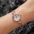 Popular Women's Fashion Simple Digital Heart Shape Diamond Brace Lace Bracelet Quartz Wrist Watch Women's Generation