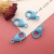 1 PCs Colorful Fun Acrylic Lobster Buckle Korean Candy Buckle Jewelry Accessories 22mm Acrylic Keychain