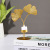 Amazon Mini Nordic Golden Iron Candlestick Creative Simple Geometric Dish Romantic Candle Cup Table Decoration