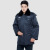 Security Coat Cold Protective Clothing Military Coat Lengthened Cotton-Padded Coat Winter Reflective Cotton-Padded Coat Winter Uniform Thick Work Clothes