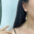 Korean Fashion Long Petal Fringed Earrings Women 2022 New Simple Trending Unique 925 Silver Pin Earrings Trendy