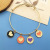 1 Oil Drop Peach Heart Pendant Milk Tea Alloy Series Pendant Pendant Mobile Phone Bracelet Pendant Accessories