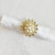 New Alloy Napkin Ring Gold Silver Napkin Ring Wedding Decorations Table Cloth Napkin Ring Mouth Napkin Circle