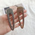 and Korean Simple Alloy Barrettes Cold Wind Brushed Hollow out Same Style Metal Duckbill Clip All-Match Side Clip