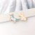 1 Lake Blue Series Alloy Drop Oil Pendant Planet Conch Unicorn Bow DIY Bracelet Necklace Accessories