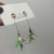 Korean Fashion Long Petal Fringed Earrings Women 2022 New Simple Trending Unique 925 Silver Pin Earrings Trendy