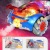 Cross-Border Colorful Light Music Transparent Gear Remote Control Car Spray Stunt Rotating Drift Car off-Road Electric Toy
