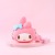 Officially Authorized Sanrio Hello Kitty Silicone Messenger Bag Cartoon Student Melody Storage Coin Purse Silicone Bag