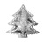 Cross-Border Iron Sheet Christmas Tree Holiday Pendant Iron Stamping Parts Crafts Accessories Lighting Decorative Pendant