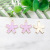 Alloy Oil-Spot Glaze Flowers Pendant Korean Ornament Accessories Five Petal Flower Pendant DIY Ornament Handmade Jewelry