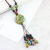 Long Autumn and Winter Clothes Accessories Women's Ceramic Retro Simple Elegant Ethnic Style Necklace Skirt Jewelry