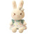 Plush Toy Pastoral Flower Cloth Cute Girl Princess Cute Little White Rabbit Doll Doll Bunny Rag Doll