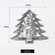 Cross-Border Iron Sheet Christmas Tree Holiday Pendant Iron Stamping Parts Crafts Accessories Lighting Decorative Pendant