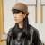 2022 Autumn and Winter New Wool British Wild Dome Billycock Brim-Creased Hat Japanese Woolen Small round Hat in Stock