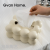 Creative Ball Paper Extraction Box Ceramic Cream Color Home Decoration Entry Luxury Home Advanced Original Design