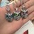 New Owl Cross-Border Argent Pur Retro Series Punk Owl Pendant Necklace Antique Silver Sweater Chain Accessories