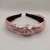 Natural Wide Brim Bright Silk Wrinkle Knotted Hair Hoop New Hand-Woven Pearl Hairpin Women's Headband Factory Wholesale