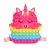 Cross-Border Rat Killer Pioneer Unicorn Silicone Bag Backpack Children's Large Backpack Decompression Pressing Toy