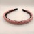 New Retro French Spring Pure Color Simple Braided Hair Band Korean Style Hair Band Hairband Face Wash Hair Accessories for Women