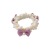 and Summer Comely Pearl Bracelet Flower Hairband Bun Cute Dual-Purpose Hair Rope High Ponytail Bow Hair Accessories