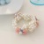 and Summer Comely Pearl Bracelet Flower Hairband Bun Cute Dual-Purpose Hair Rope High Ponytail Bow Hair Accessories