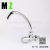 Zinc Alloy Wall-Mounted Single Water Kitchen Faucet Horizontal Single Cold Concealed Copper Core Kitchen Faucet