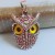 New Owl Cross-Border Argent Pur Retro Series Punk Owl Pendant Necklace Antique Silver Sweater Chain Accessories