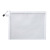 A4a5 Transparent Nylon Mesh File Bag Zipper Test Paper Information Bag Buggy Bag Office Student Pencil Case Subject Bag