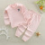 2022 New Children's Colored Cotton Underwear Set Boys and Girls Solid Color Pajamas Middle and Big Children Turtleneck Undershirt Long Johns