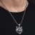 European and American Fashion Retro Domineering Tiger Head Necklace Men's Pendant Fashion Brand Personalized Hip Hop Simple All-Match Sweater Chain