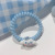 Cute Girl White Dog Sweet Large Intestine Ring Telephone Line Hair Rope Girlfriends' Bracelet Small Rubber Band 3134
