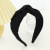 Mi She Hair Accessories Wholesale Solid Color Fabric Craft Cross-Knotted Headband Temperament Women 'S Out Headdress Cross-Border Headband R215