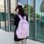 2022 New Minimalist Embroidery Pattern Backpack Student Fashion School Bag Ladies Trendy Backpack