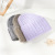 Hat for Women 2022 Autumn and Winter New Sleeve Cap Korean Style All-Matching Knitted Hat Japanese Rabbit Fur Vertical Stripes Age-Reducing Student's Hat