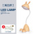 Yg16 Cartoon Bunny Cute Shape Desk Lamp Eye Protection Led Mobile Phone Bracket Student Learning Table Lamp Night Light