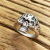 Distressed Mushroom Ring Creative Personality Retro Single Ring Spider Ring Skull Index Finger Ring Butterfly Ring